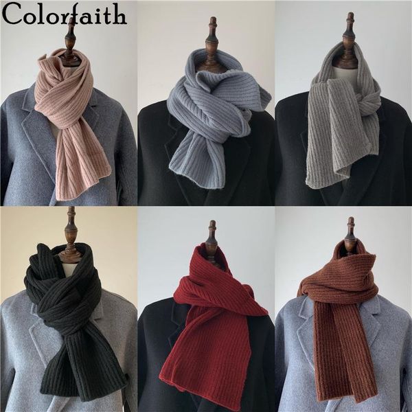 scarves colorfaith 2021 autumn winter women's scarf solid color knitted warm fashionable vintage elegant wild lady sc418, Blue;gray
scarves colorfaith 2021 autumn winter women's scarf solid color knitted warm fashionable vintage elegant wild lady sc418, Blue;gray