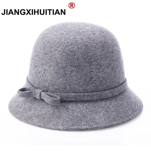 europe england korean fall winter women's fedora caps vintage sun hats for woman lady wide brim 100%wool felt bowknot hat, Blue;gray
europe england korean fall winter women's fedora caps vintage sun hats for woman lady wide brim 100%wool felt bowknot hat, Blue;gray