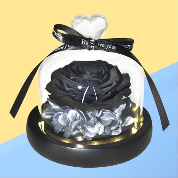glowing eternal rose decor glass cover deskadornment home ornament valentine's day gift for without battery (black)
glowing eternal rose decor glass cover deskadornment home ornament valentine's day gift for without battery (black)