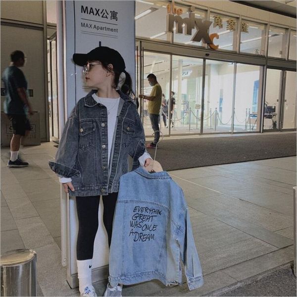 2021 autumn new style fashion jean jacket for kids girls clothes boys clothing long fit 3-12 years old children, Blue;gray
2021 autumn new style fashion jean jacket for kids girls clothes boys clothing long fit 3-12 years old children, Blue;gray