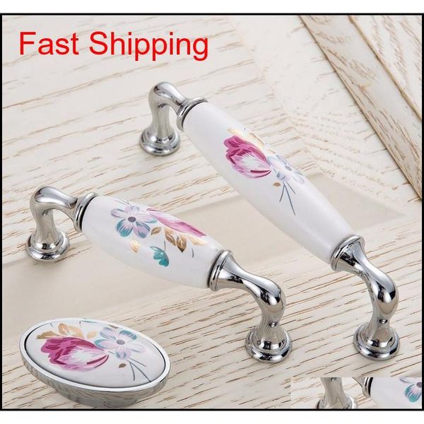 2 pcs tulip ceramic door handle silver drawer pulls vintage flower cupboard kitchen cabinet handles and kn qylwpk dh_seller2010
2 pcs tulip ceramic door handle silver drawer pulls vintage flower cupboard kitchen cabinet handles and kn qylwpk dh_seller2010
