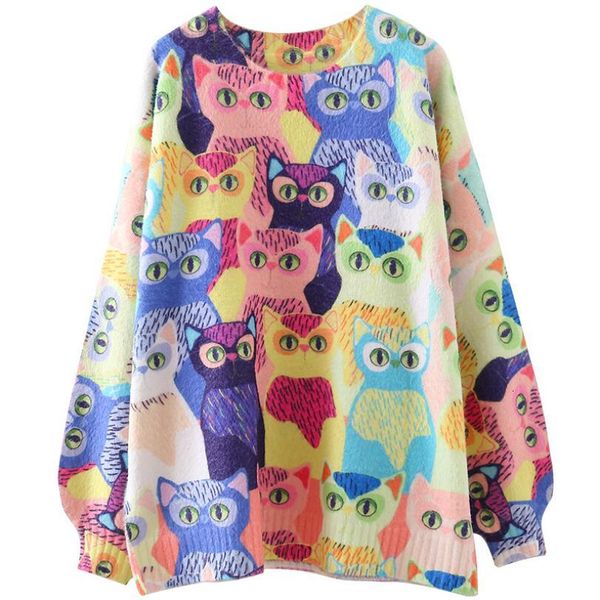 autumn of women in animal cartoons cat impression knitting sweater 2021 casual warm harajuku sweet kawaii winter clothes p2034 vy3y, White;black
autumn of women in animal cartoons cat impression knitting sweater 2021 casual warm harajuku sweet kawaii winter clothes p2034 vy3y, White;black