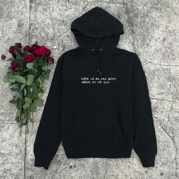 when we all fall asleep where do we go hoodie women fashion grunge aesthetic camisetas tumblr warm cool hipster pullover outfit, Black
when we all fall asleep where do we go hoodie women fashion grunge aesthetic camisetas tumblr warm cool hipster pullover outfit, Black