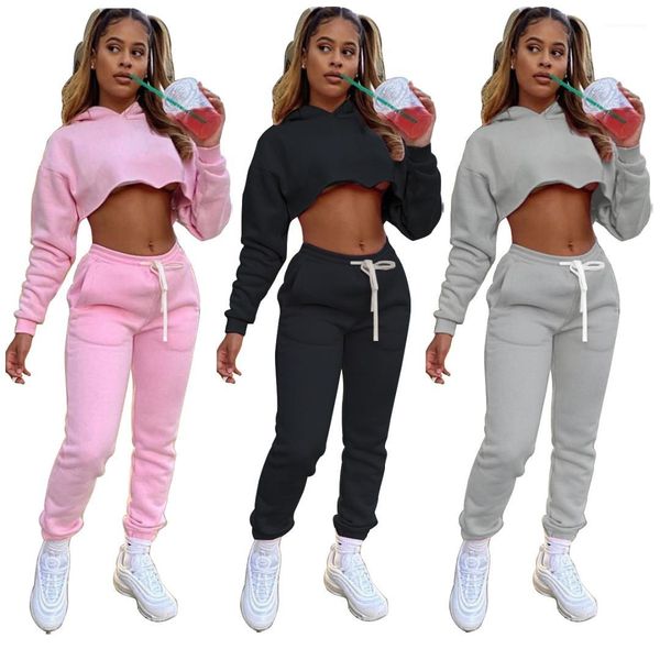 pants clothing suits solid color tracksuits two piece pants women designer 2pcs sets autumn winter hoodies long, White
pants clothing suits solid color tracksuits two piece pants women designer 2pcs sets autumn winter hoodies long, White