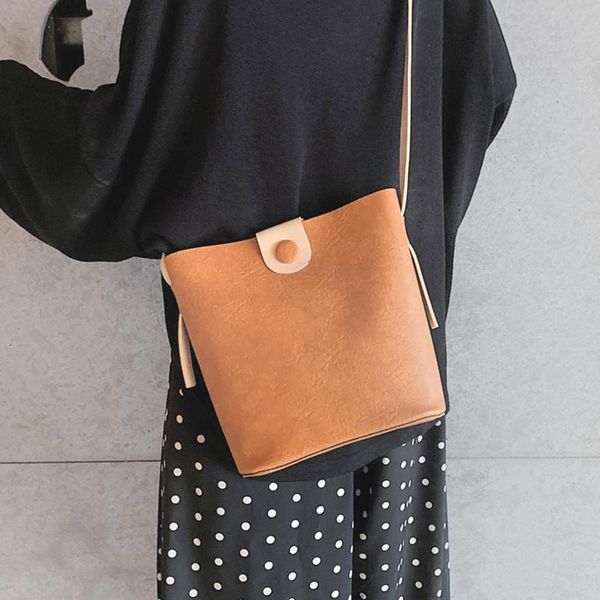 women's bucket bag fashion shoulder bag pu leather small leisure for female simple solid color crossbody pakage
women's bucket bag fashion shoulder bag pu leather small leisure for female simple solid color crossbody pakage