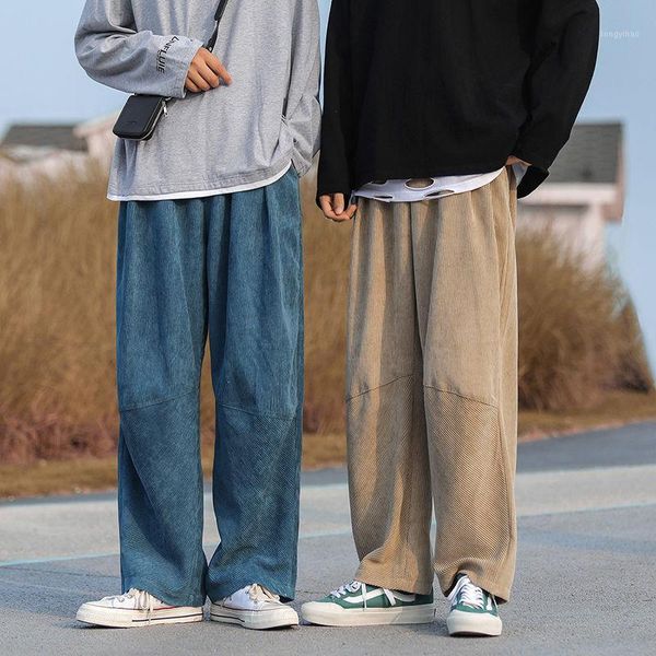 autumn corduroy pants men's fashion solid color retro straight casual pants men streetwear wild loose pleated trousers mens1, Black
autumn corduroy pants men's fashion solid color retro straight casual pants men streetwear wild loose pleated trousers mens1, Black