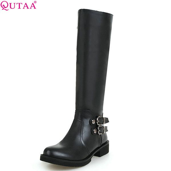 qutaa 2020 square heel women knee high boots platform pu all match black winter boots women motorcycle boots big size 34-43 1026
qutaa 2020 square heel women knee high boots platform pu all match black winter boots women motorcycle boots big size 34-43 1026