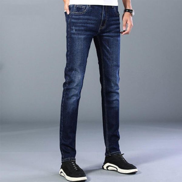 spring autumn men's jeans trousers business fashion straight regular stretch denim classic size 28-36, Blue
spring autumn men's jeans trousers business fashion straight regular stretch denim classic size 28-36, Blue