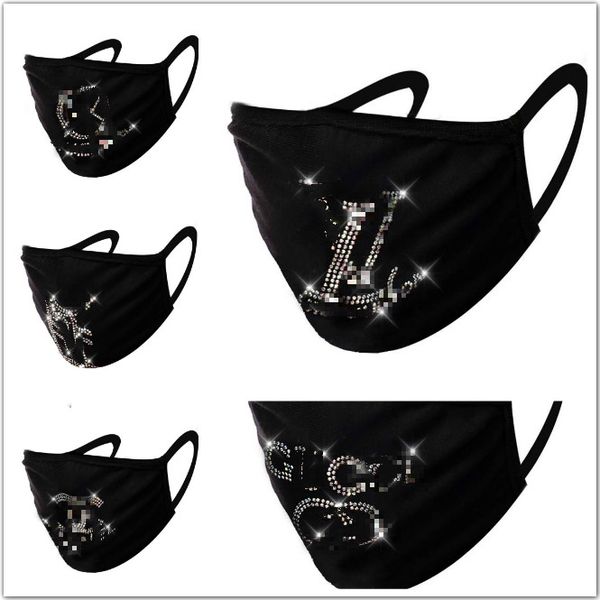 fashion designer face masks dust proof rhinestone mouth brand logo pattern reusable face masks men women individual package double fabric
fashion designer face masks dust proof rhinestone mouth brand logo pattern reusable face masks men women individual package double fabric