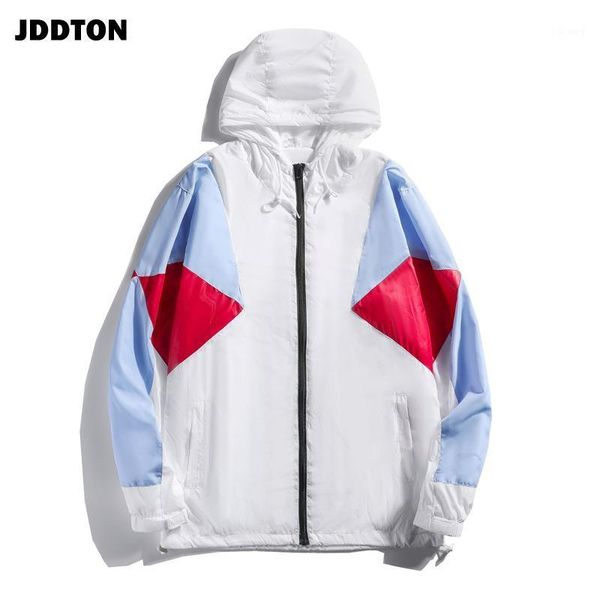 men's jackets jddton spring autumn mens patchwork hooded jacket loose windbreaker casual thin coat fashion brand hip hop male streetwea, Black;brown
men's jackets jddton spring autumn mens patchwork hooded jacket loose windbreaker casual thin coat fashion brand hip hop male streetwea, Black;brown