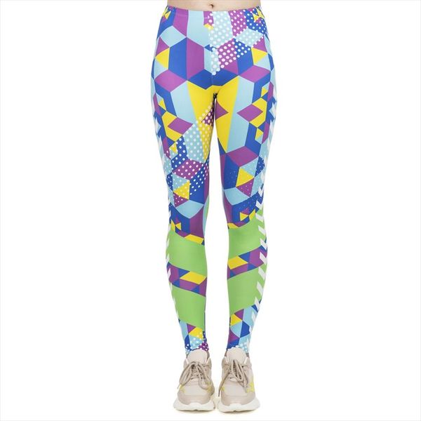 women fashion leggings high elasticity legins workout jogging pants fluorescent geo cubic printing sport leggins, Black
women fashion leggings high elasticity legins workout jogging pants fluorescent geo cubic printing sport leggins, Black