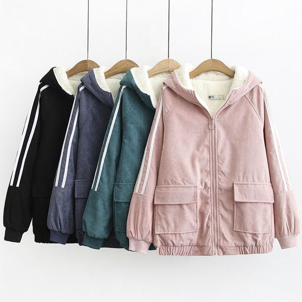 women's down & parkas loose fat woman100kg can wear plush lining outerwear winter women jacket 2021 plus size hooded corduroy cotton pa, Black
women's down & parkas loose fat woman100kg can wear plush lining outerwear winter women jacket 2021 plus size hooded corduroy cotton pa, Black