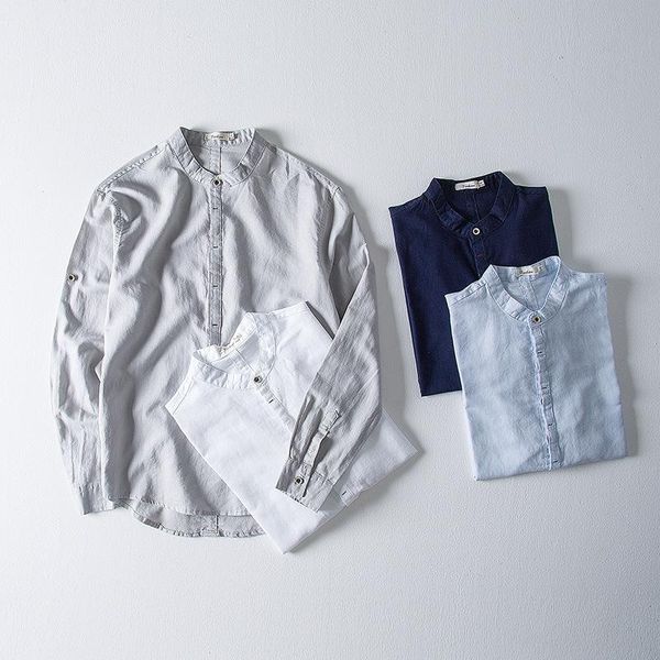 causal linen shirt men pullover shirts long sleeve comfortable breathable natural linen 2020 new trend, White;black
causal linen shirt men pullover shirts long sleeve comfortable breathable natural linen 2020 new trend, White;black