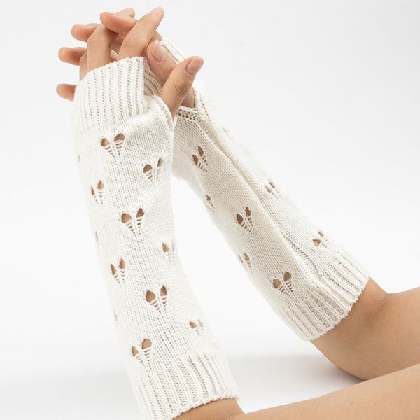 five fingers gloves winter jacquard heart knitted wool warm arm cover women men mid-length ski fingerless soft solid mittens, Blue;gray
five fingers gloves winter jacquard heart knitted wool warm arm cover women men mid-length ski fingerless soft solid mittens, Blue;gray