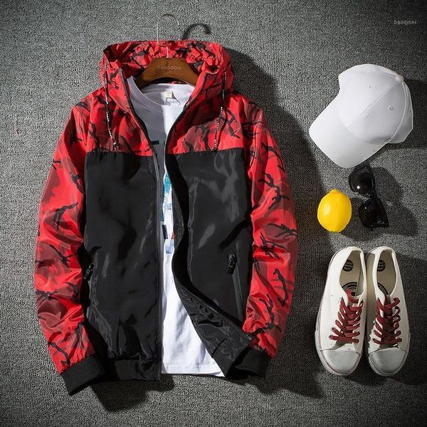 european trend spring and autumn new camouflage japanese color matching jacket men's harajuku style sports casual jacket1, Black;brown
european trend spring and autumn new camouflage japanese color matching jacket men's harajuku style sports casual jacket1, Black;brown