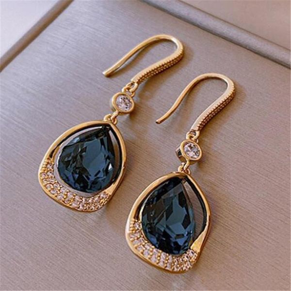 dangle & chandelier korean style elegant female crystal earrings women's wedding gold water drop luxury jewelry gifts, Silver
dangle & chandelier korean style elegant female crystal earrings women's wedding gold water drop luxury jewelry gifts, Silver