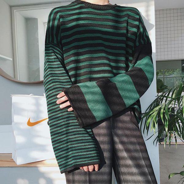 men's sweaters oversized sweater men winter warm casual striped pullover male autumn knitted, White;black
men's sweaters oversized sweater men winter warm casual striped pullover male autumn knitted, White;black