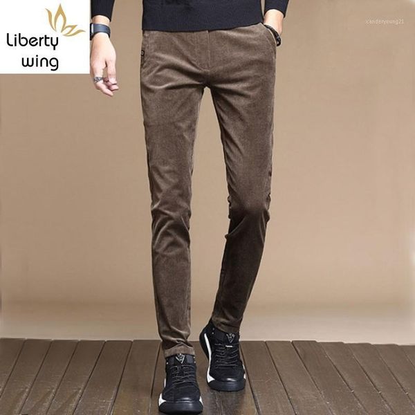 men's pants autumn mens corduroy long casual slim fit pencil male winter fleece lining warm trousers streetwear plus size 28-401, Black
men's pants autumn mens corduroy long casual slim fit pencil male winter fleece lining warm trousers streetwear plus size 28-401, Black