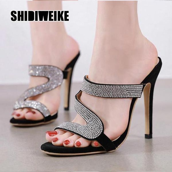 sandals women shoes crystal high heels 2021 summer heel non-slip female thin 12cm va4581, Black
sandals women shoes crystal high heels 2021 summer heel non-slip female thin 12cm va4581, Black