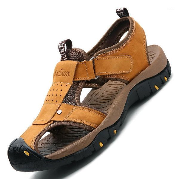 closed-toe sandals men masculina sandalias hombre cowhide rome shoe soft-sole casual thick bottomed genuine leather sandals1, Black
closed-toe sandals men masculina sandalias hombre cowhide rome shoe soft-sole casual thick bottomed genuine leather sandals1, Black
