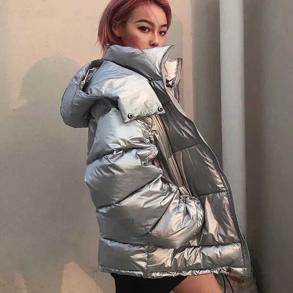 shiny bubble coat women's er parka winter zipper parkas down jacket warm outerwear with hood pockets polyester female 2020, Black
shiny bubble coat women's er parka winter zipper parkas down jacket warm outerwear with hood pockets polyester female 2020, Black