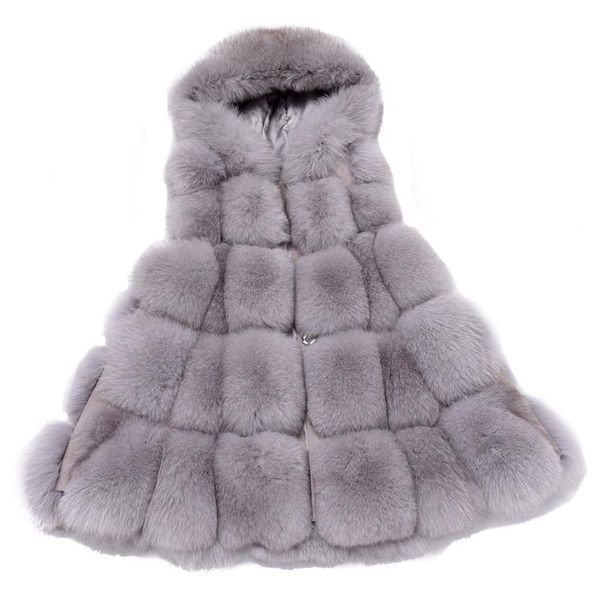 2020 new arrival real fur vest with hooded women fashion winter natural fur vests thick warm coats female skirt long jacket, Black
2020 new arrival real fur vest with hooded women fashion winter natural fur vests thick warm coats female skirt long jacket, Black