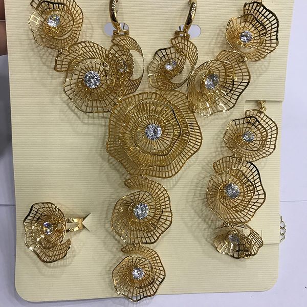 limit discount african beads jewelry sets gold color luxury statement necklace bracelet earrings ring fashion jewellery, Silver
limit discount african beads jewelry sets gold color luxury statement necklace bracelet earrings ring fashion jewellery, Silver