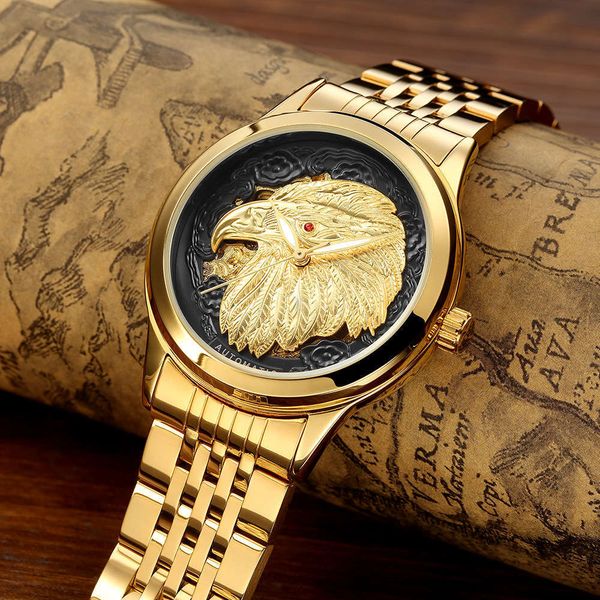 quality high low men's mechanical price watch full automatic hollowed out 3d mechanical men's watch faucet / eagle head stainless, Slivery;brown
quality high low men's mechanical price watch full automatic hollowed out 3d mechanical men's watch faucet / eagle head stainless, Slivery;brown