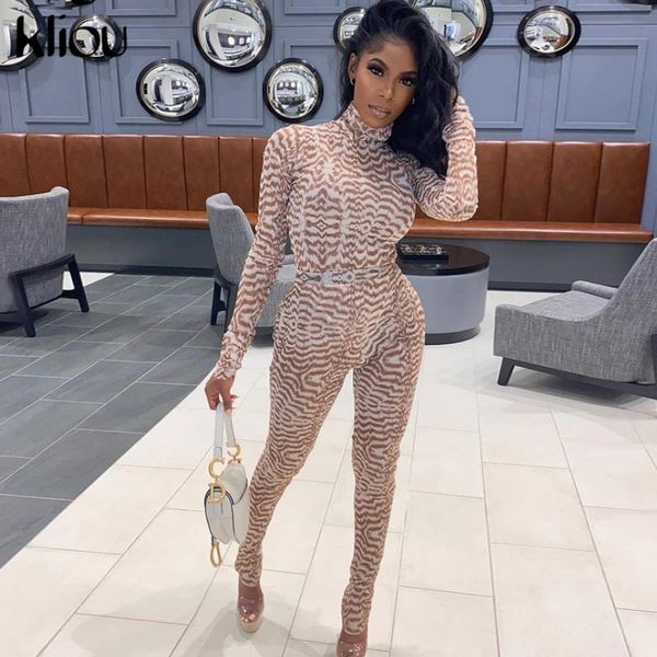 two piece set women printed active street style spring fashion turtleneck bodysuit high waist pants matching outfits, White
two piece set women printed active street style spring fashion turtleneck bodysuit high waist pants matching outfits, White