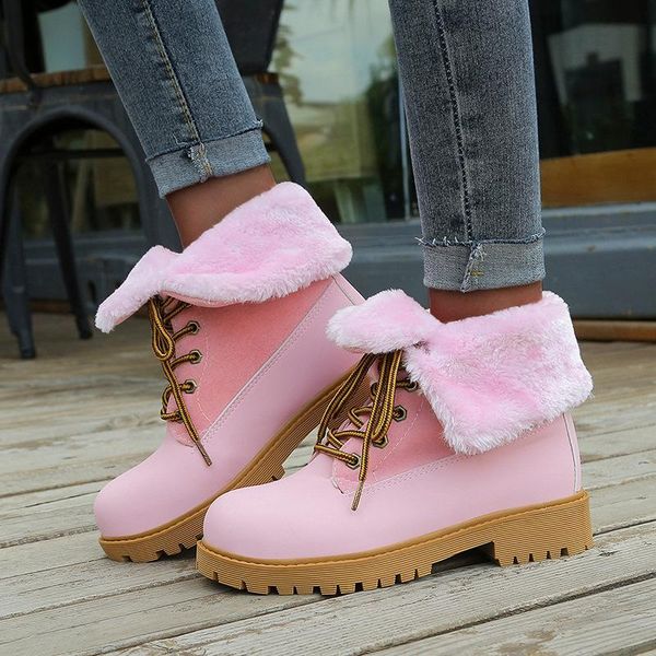 winter women snow boots plush fur keep warm cotton shoes lace up low heels platform ladies ankle boots zapatos mujer, Black
winter women snow boots plush fur keep warm cotton shoes lace up low heels platform ladies ankle boots zapatos mujer, Black
