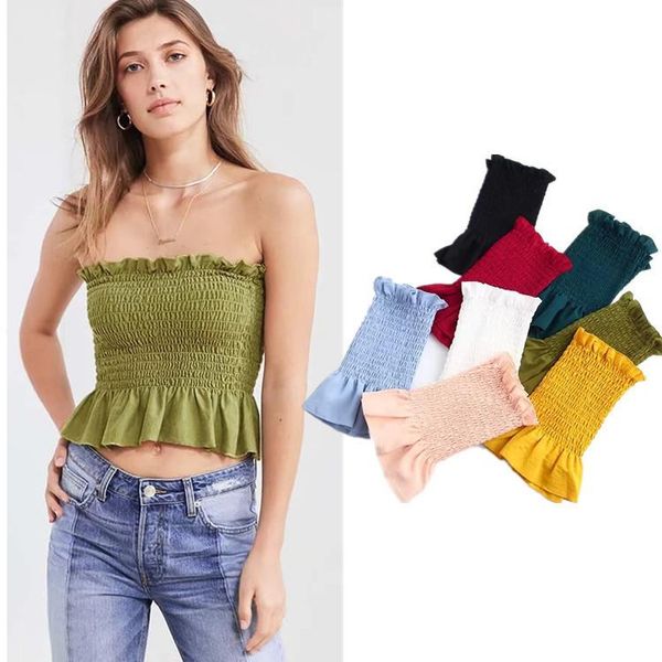 bustiers & corsets european and american elastic inner outer wear pleated tube women summer all-match chest wrap soutien gorge bandeau, Black;white
bustiers & corsets european and american elastic inner outer wear pleated tube women summer all-match chest wrap soutien gorge bandeau, Black;white