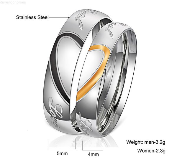 heart-shaped my real love lujoyce ring couple stainless steel jewelry for women and men, Silver
heart-shaped my real love lujoyce ring couple stainless steel jewelry for women and men, Silver