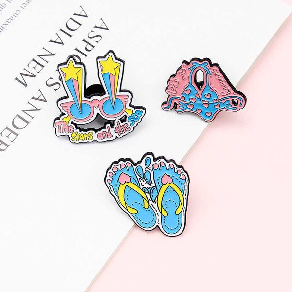 cartoon venus sunglasses love slippers belly pocket fashion combination alloy brooch jewelry, Gray
cartoon venus sunglasses love slippers belly pocket fashion combination alloy brooch jewelry, Gray