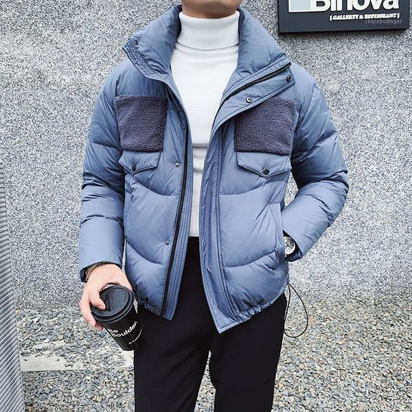 80% gray duck down winter jacket men clothing 2020 fashion spliced stand collar thick warm casual coat black/blue1
80% gray duck down winter jacket men clothing 2020 fashion spliced stand collar thick warm casual coat black/blue1
