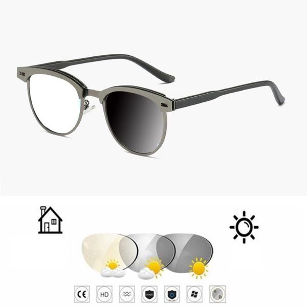 sunglasses al-mg alloy retro round ultralight pochromic grey reading glasses +0.75 +1 +1.25 +1.5 +1.75 +2 +2.25 +2.5 +2.75 to +4, White;black
sunglasses al-mg alloy retro round ultralight pochromic grey reading glasses +0.75 +1 +1.25 +1.5 +1.75 +2 +2.25 +2.5 +2.75 to +4, White;black