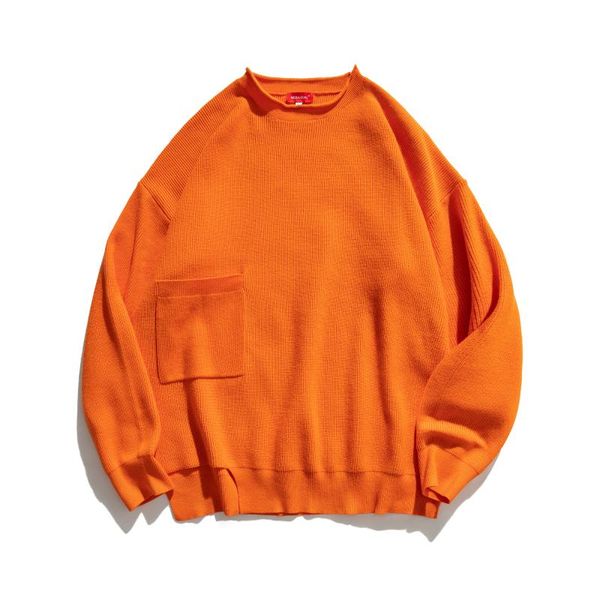 men clothes autumn winter long sleeve o-neck solid color knitted pullover sweater male fashion hip hop loose casual sweaters, White;black
men clothes autumn winter long sleeve o-neck solid color knitted pullover sweater male fashion hip hop loose casual sweaters, White;black