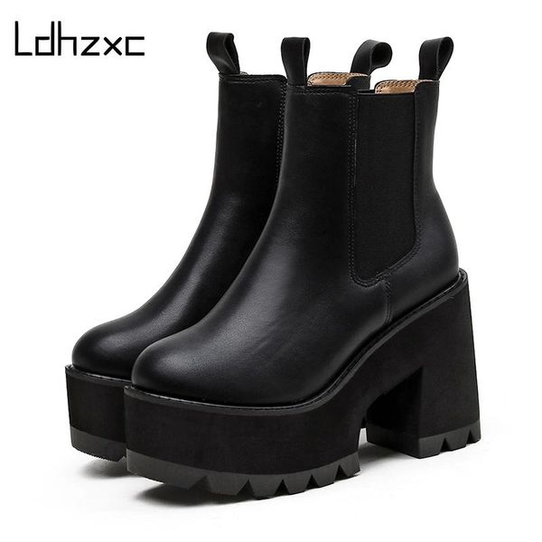 ldhzxc 2020 new fashion women patent leather ankle boots high heel platform zapatos mujer elestic band shoes black sale
ldhzxc 2020 new fashion women patent leather ankle boots high heel platform zapatos mujer elestic band shoes black sale