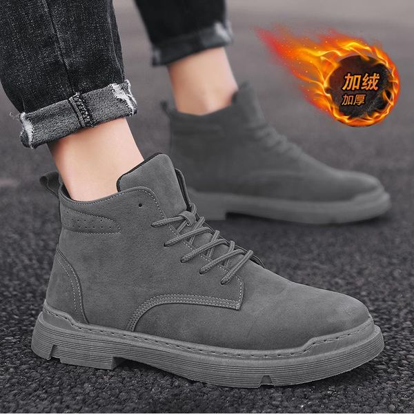 winter plus velvet англия hight-top кожаные сапоги повседневный мартин сапоги утепленные trend mid-top спецодежда lady обувь -40, Black
winter plus velvet англия hight-top кожаные сапоги повседневный мартин сапоги утепленные trend mid-top спецодежда lady обувь -40, Black