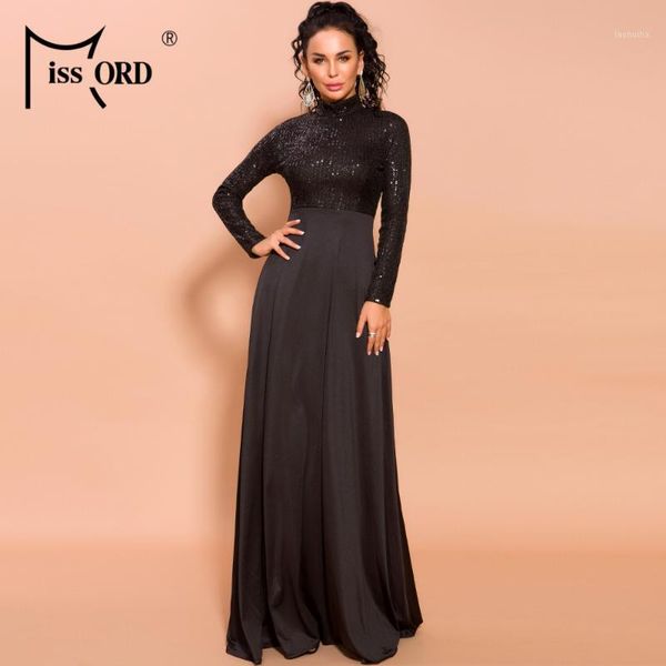 missord 2020 autumn and winter women high neck long sleeve sequin dresses female solid color maxi elegant dress ft196931, Black;gray
missord 2020 autumn and winter women high neck long sleeve sequin dresses female solid color maxi elegant dress ft196931, Black;gray