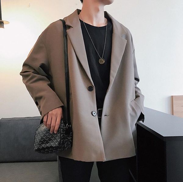 men's suits & blazers men's wear tide koean casual suit coat for male 2021 spring loose simple long sleeve big size male1, White;black
men's suits & blazers men's wear tide koean casual suit coat for male 2021 spring loose simple long sleeve big size male1, White;black
