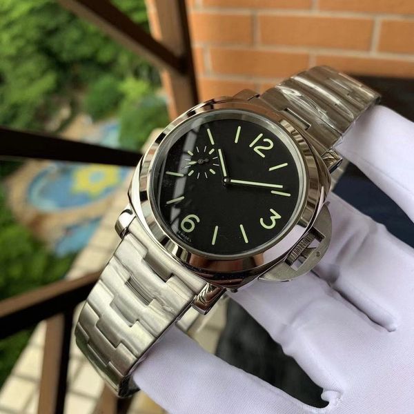 v7 montre de luxe automatic mechanical movement 316l steel case super green luminous 45mm mineral strengthened glass mens watches, Slivery;brown
v7 montre de luxe automatic mechanical movement 316l steel case super green luminous 45mm mineral strengthened glass mens watches, Slivery;brown