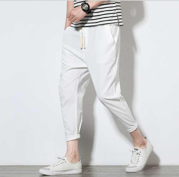 spring and autumn 2020 casual pants men's nine-minute pants men's large cotton and linen 9-minute sports1, Black
spring and autumn 2020 casual pants men's nine-minute pants men's large cotton and linen 9-minute sports1, Black