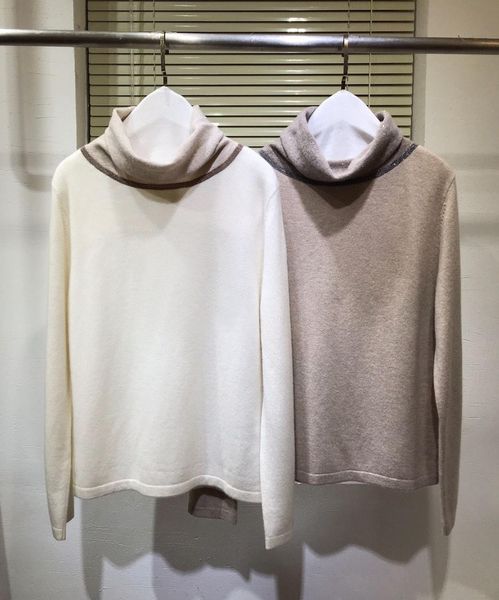 2021 autumn 100% woman's high-end cashmere fashion pants long sleeve popular sweater q7wk, White;black
2021 autumn 100% woman's high-end cashmere fashion pants long sleeve popular sweater q7wk, White;black