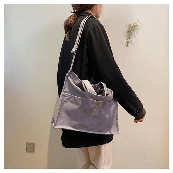 casual women canvas student art single shoulder bag harajuku style simple shopping travel tote
casual women canvas student art single shoulder bag harajuku style simple shopping travel tote