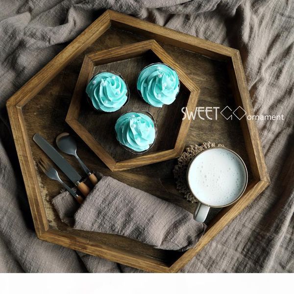 hexagon wood tray handmade vintage tray burly-wood cupcake pallet cake table decoration dessert makeup jewelry holder
hexagon wood tray handmade vintage tray burly-wood cupcake pallet cake table decoration dessert makeup jewelry holder