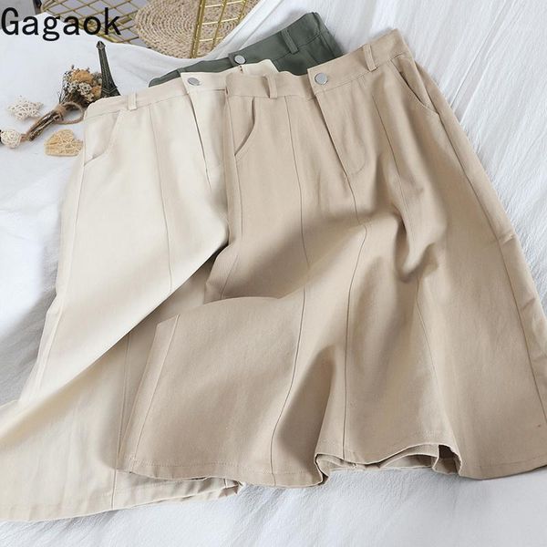 gagaok women office lady skirt spring autumn new solid empire a-line loose wild casual chic simple female fashion korean skirts1, Black
gagaok women office lady skirt spring autumn new solid empire a-line loose wild casual chic simple female fashion korean skirts1, Black