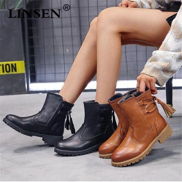2020 women's mid calf boots winter woman warm zip snow boots female pu leather platform fringed botas shoes women causal, Black
2020 women's mid calf boots winter woman warm zip snow boots female pu leather platform fringed botas shoes women causal, Black
