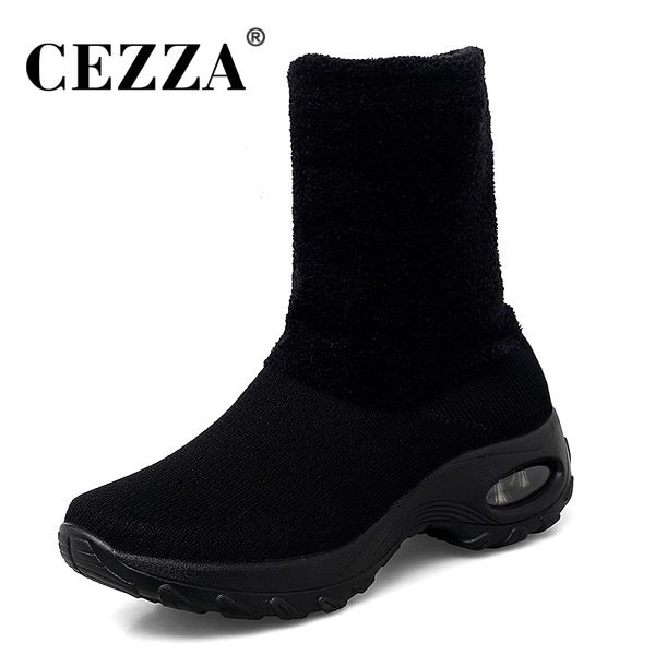 boots cezza winter women mesh mid-calf shoes ladies slip on sock elastic stretch moccasins woman, Black
boots cezza winter women mesh mid-calf shoes ladies slip on sock elastic stretch moccasins woman, Black