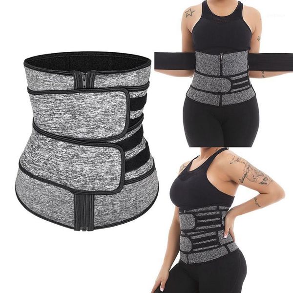 waist support sweat trainer slimming fine-tuning zipper belt shaping machine exercise solid belt1, Black;gray
waist support sweat trainer slimming fine-tuning zipper belt shaping machine exercise solid belt1, Black;gray
