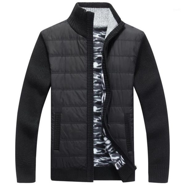 men's jackets autumn and winter men's casual jacket stand collar design warm knitted coat1, Black;brown
men's jackets autumn and winter men's casual jacket stand collar design warm knitted coat1, Black;brown